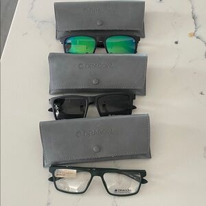 Dragon Sunglasses Trio with Cases